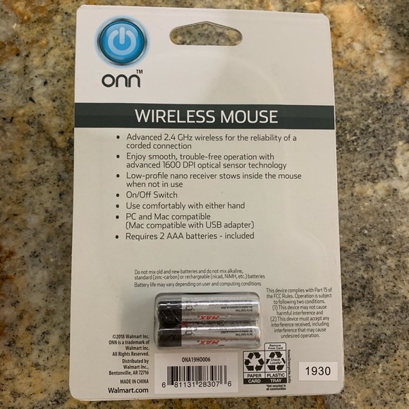 ONN wireless mouse - Picture 2 of 2